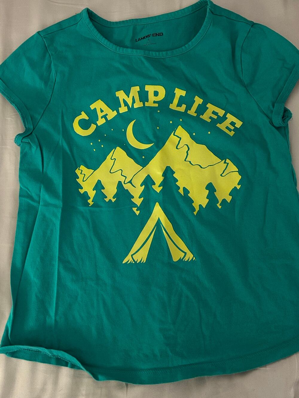 Land end camp life shirt size 7-8